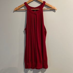 Dressy Red Tank Top